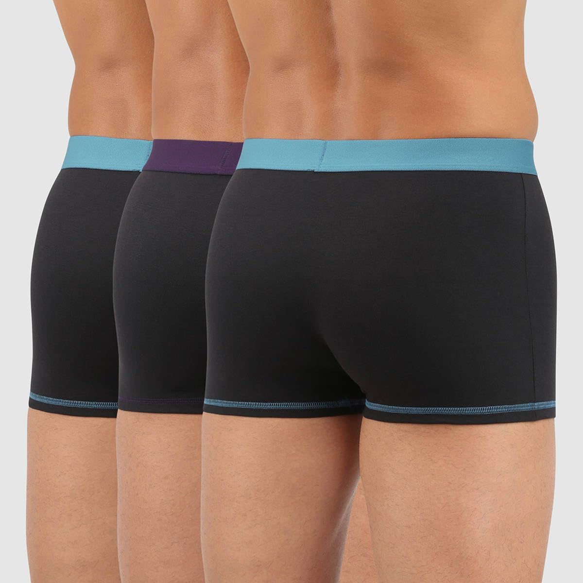 DIM Mix & Colors Boxer Corti Uomo S x3 Cotone Elasticizzato