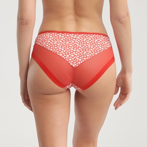 DIM Generous Classic slip donna x1 rosso fiori microfibra XS