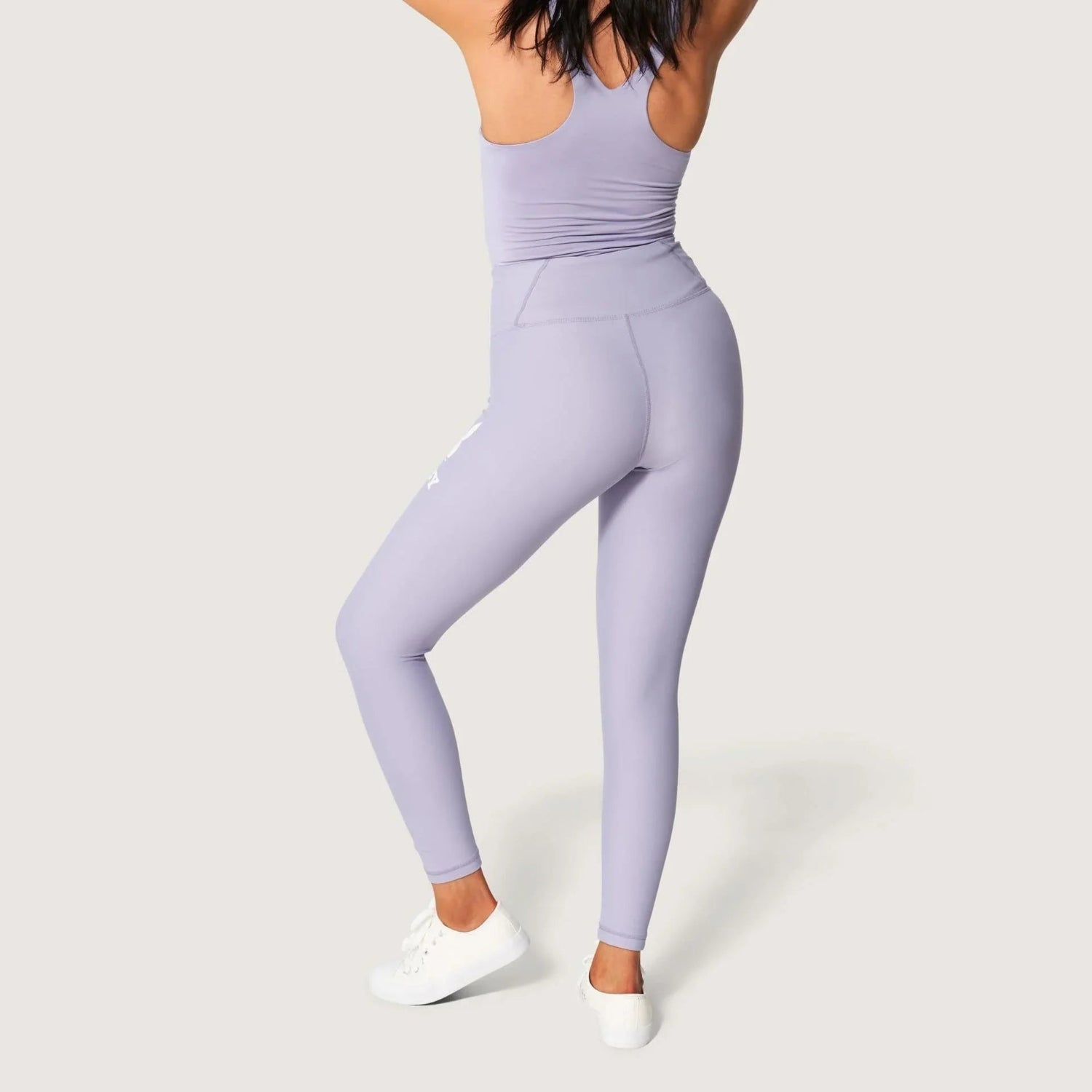 Playboy Rabbit Head leggings viola lunghezza caviglia