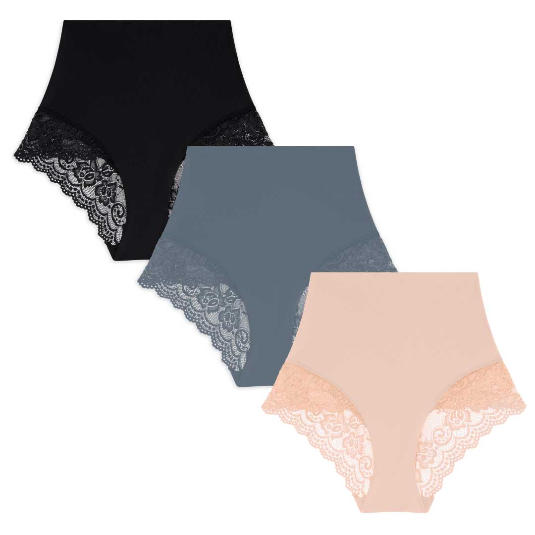 René Rofé High Waist slip vita alta 3 pezzi contenitivi