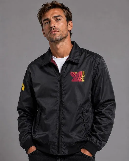 Playboy Eclipse Windbreaker giacca nera leggera