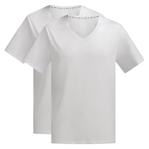 DIM Good T-Shirt Scollo a V Uomo 2 Pezzi Cotone Bio