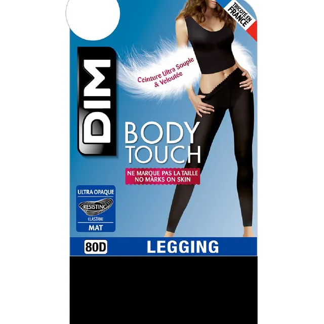 DIM Leggings Collant Donna Nero Opaco L-XL