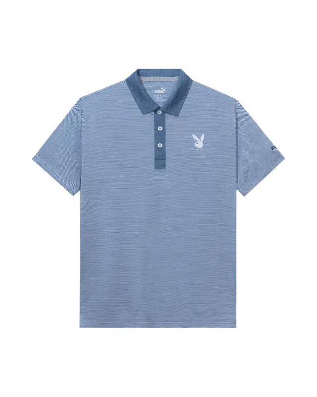 Playboy Puma Golf Legend polo uomo blu traspirante