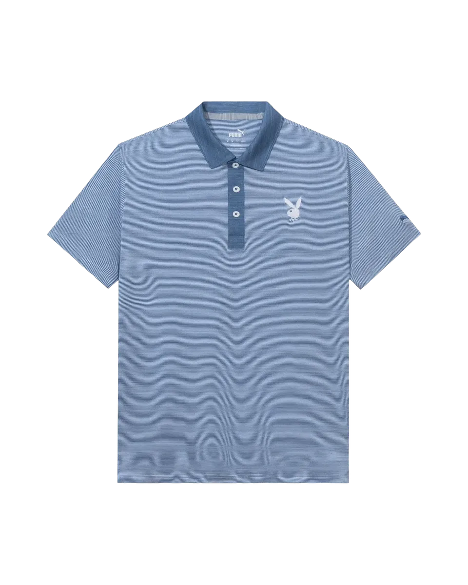 Playboy Puma Golf Legend polo uomo blu traspirante