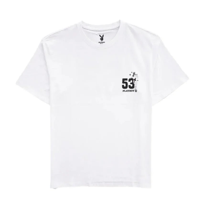 Playboy PB 53 Tee t-shirt cotone nera