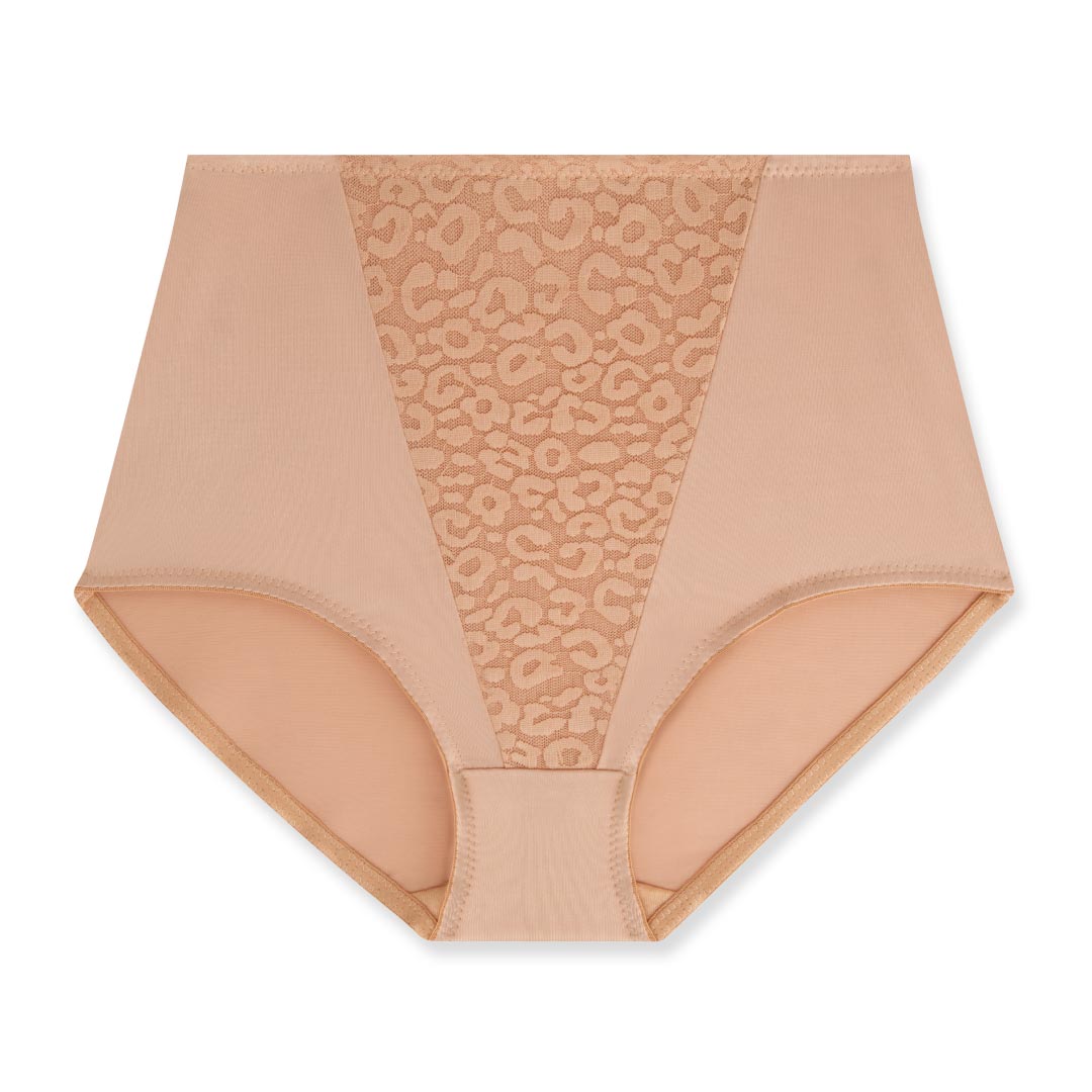 René Rofé Tri-Lace slip modellanti S 3 pack nero taupe corallo