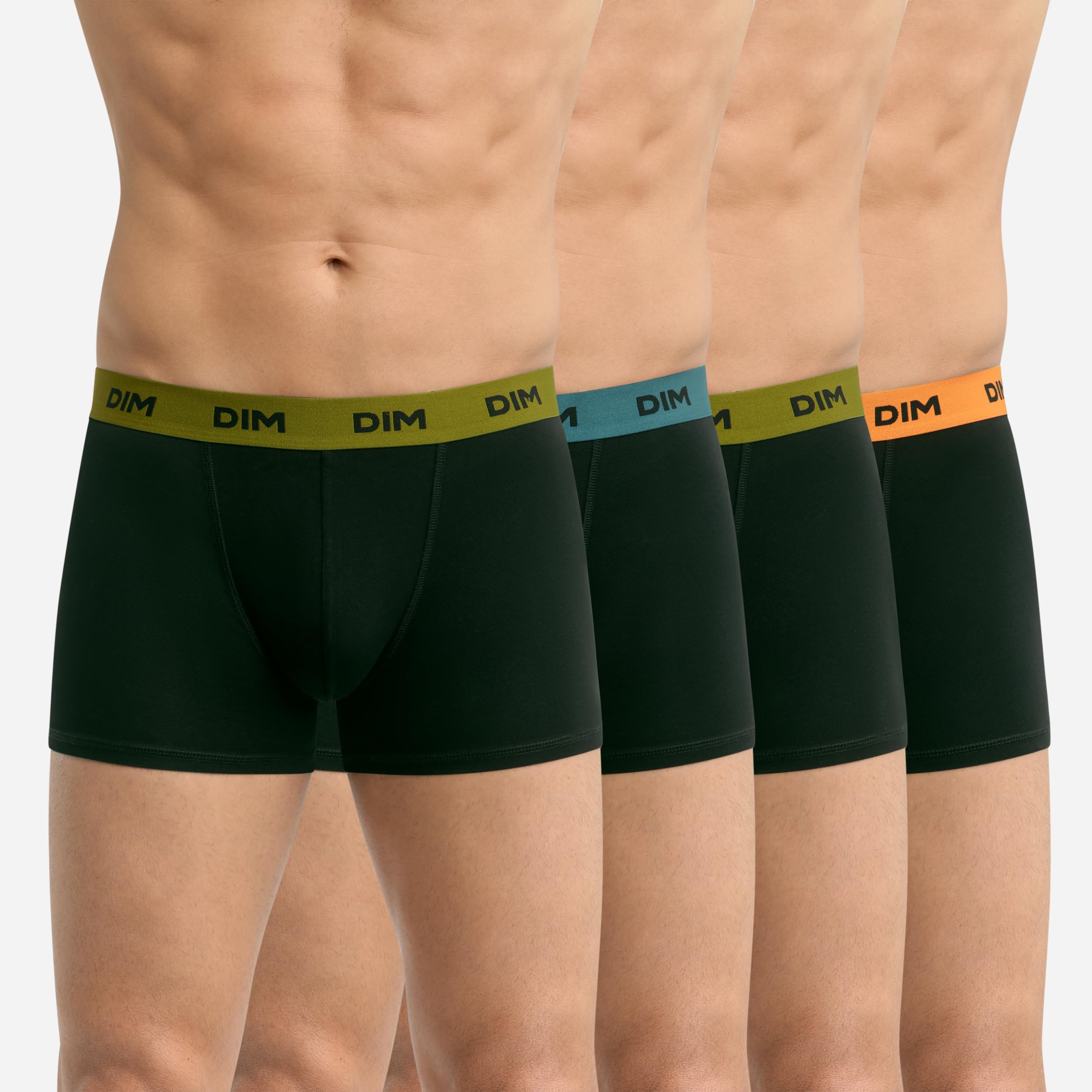 DIM Mix And Colors Coton Stretch X4 boxer uomo S cotone