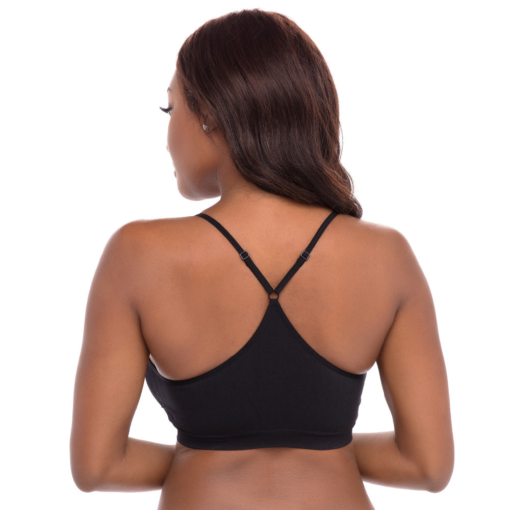 René Rofé Yoga Reggiseno Sportivo Senza Ferretto 6 Pezzi