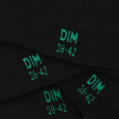 DIM Good Socks calzini uomo neri 2 paia cotone morbido