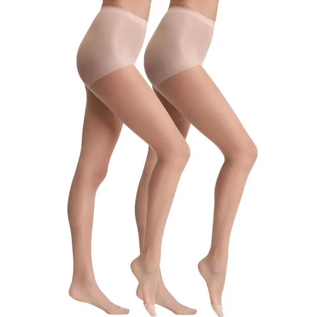 DIM Body Touch Collant 17D x2 beige ultra trasparente