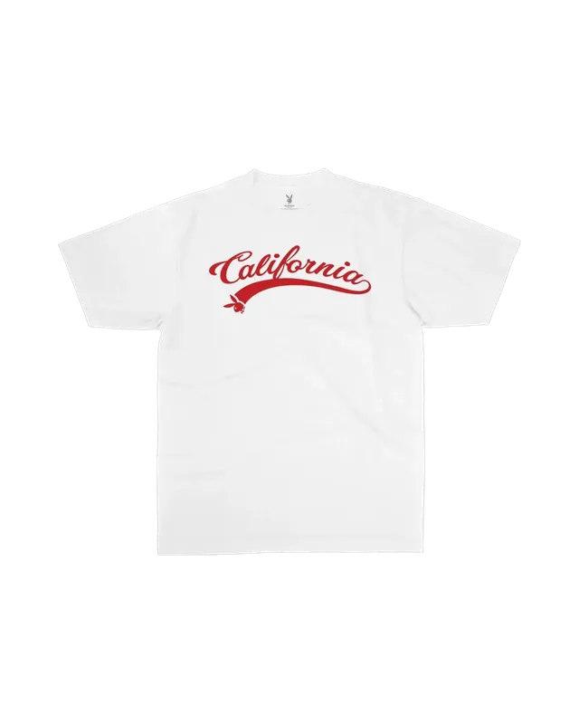Playboy California Tee maglietta nera cotone unisex