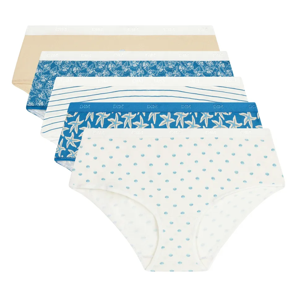 DIM Les Pockets boxer donna x5 cotone elasticizzato
