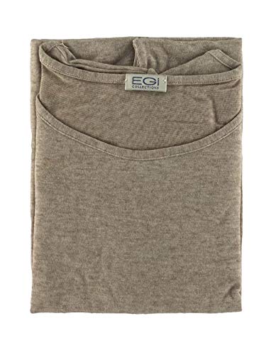 Egi Maglia Cashmere Ultra Light Blu Manica Lunga Donna