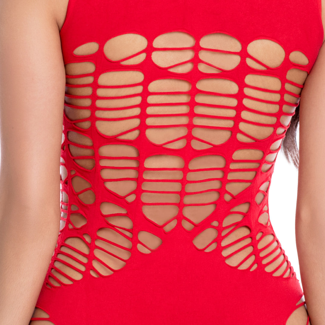 René Rofé Dynamite Diva Dress minidress nero incroci