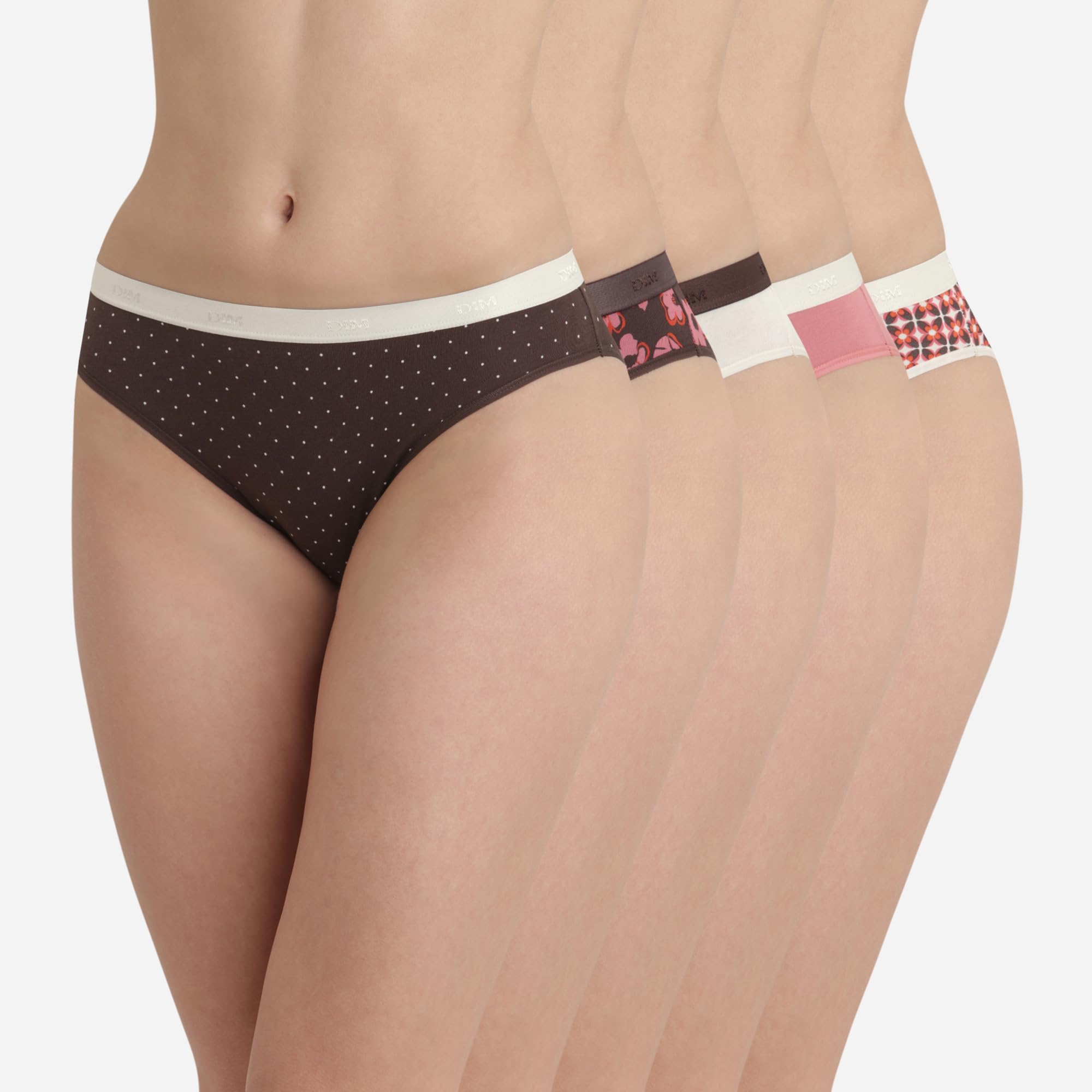 DIM Les Pockets slip donna x5 cotone ed elastan comodo