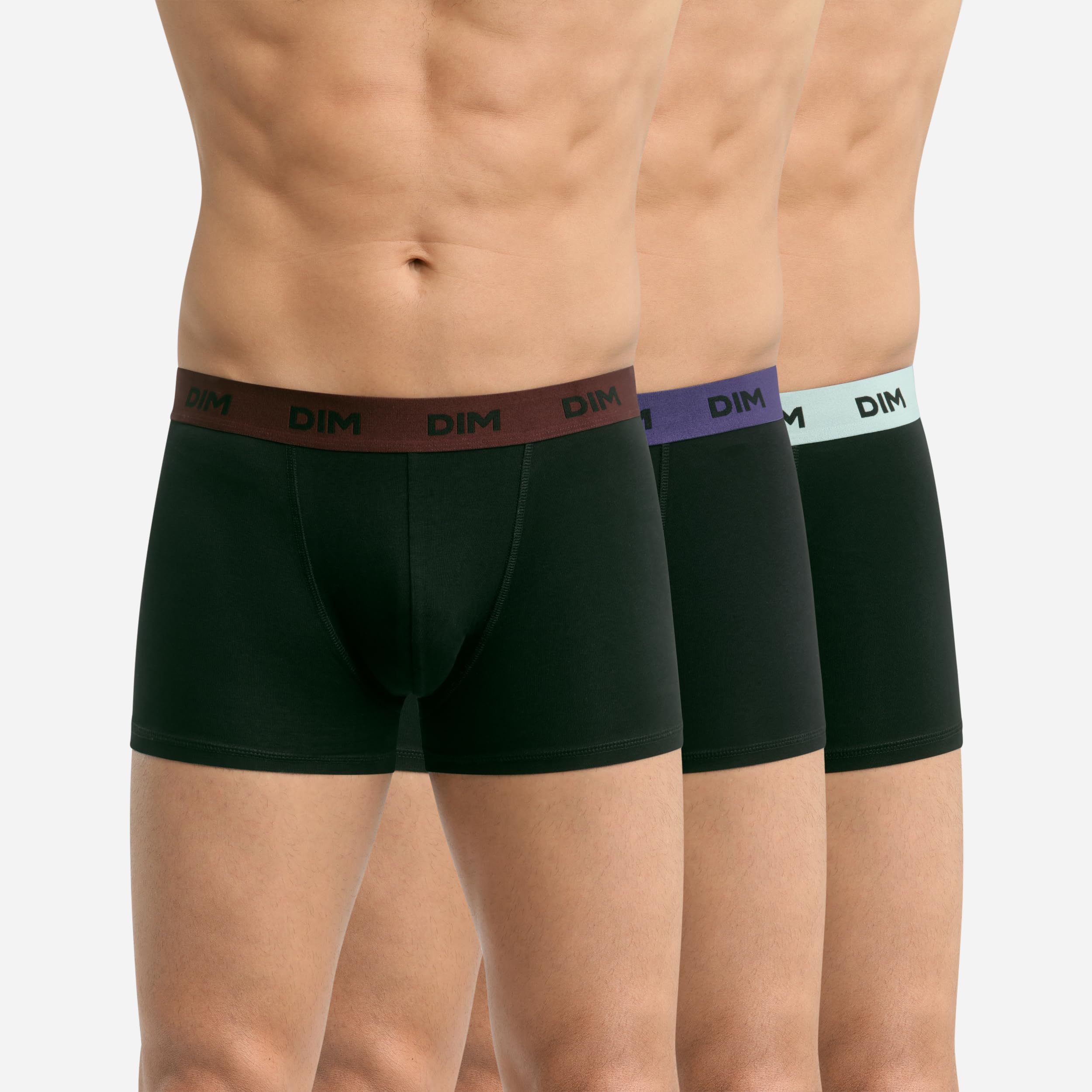 DIM Mix and Colors Boxer Uomo x3 Cotone Elasticizzato
