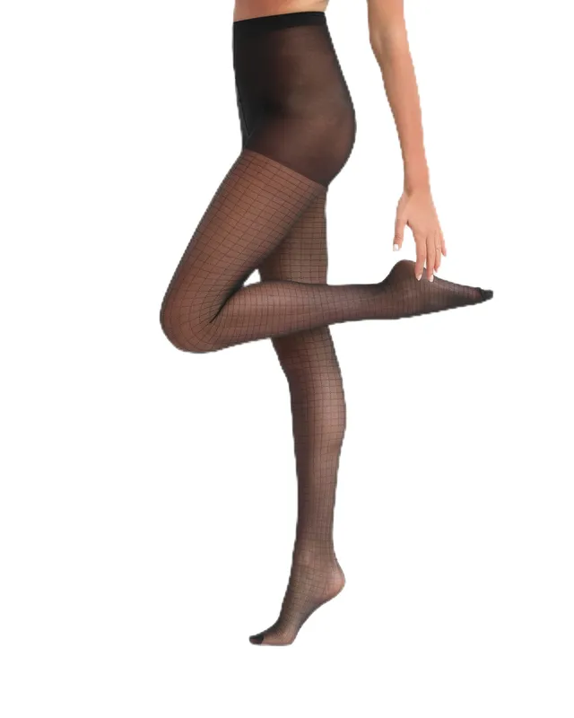DIM Style Collant Donna Velato Fantasia Moda