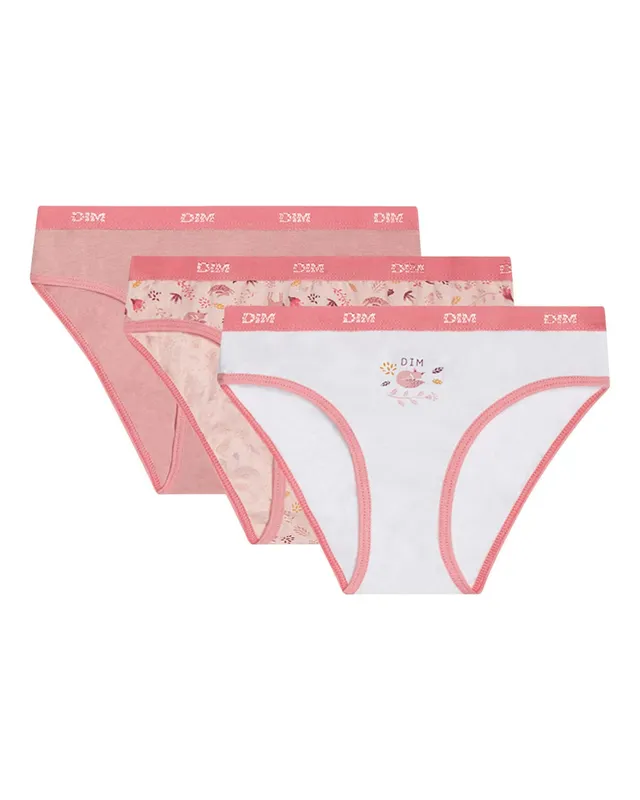DIM Les Pockets Slip Ragazza cotone comfort quotidiano