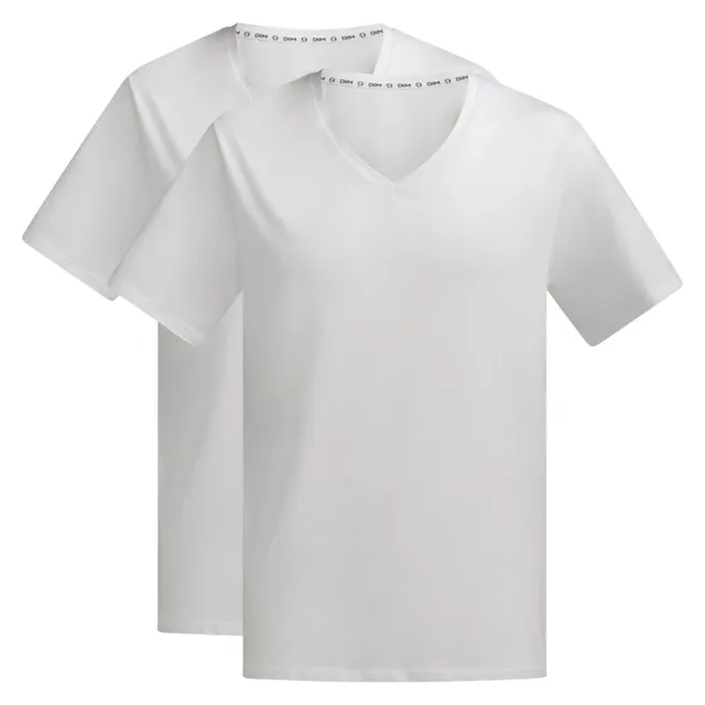 DIM Good T-Shirt Scollo a V Uomo 2 Pezzi Cotone Bio