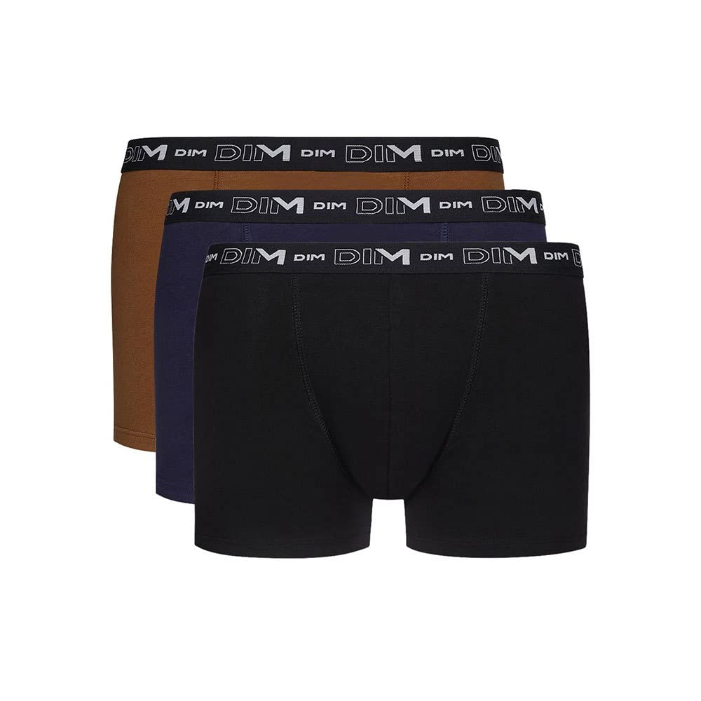 DIM Boxer Uomo Cotone Elasticizzato 3 Pezzi Traspirante