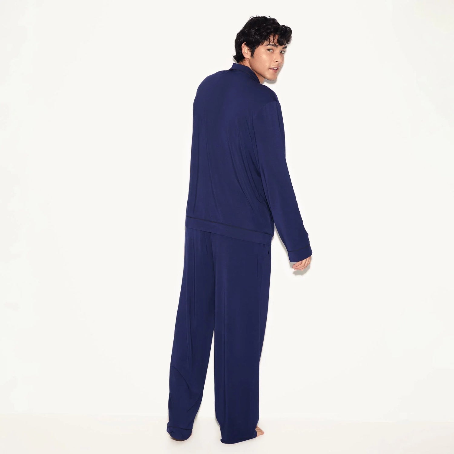Playboy Classic Sleep Set pigiama uomo blu modal