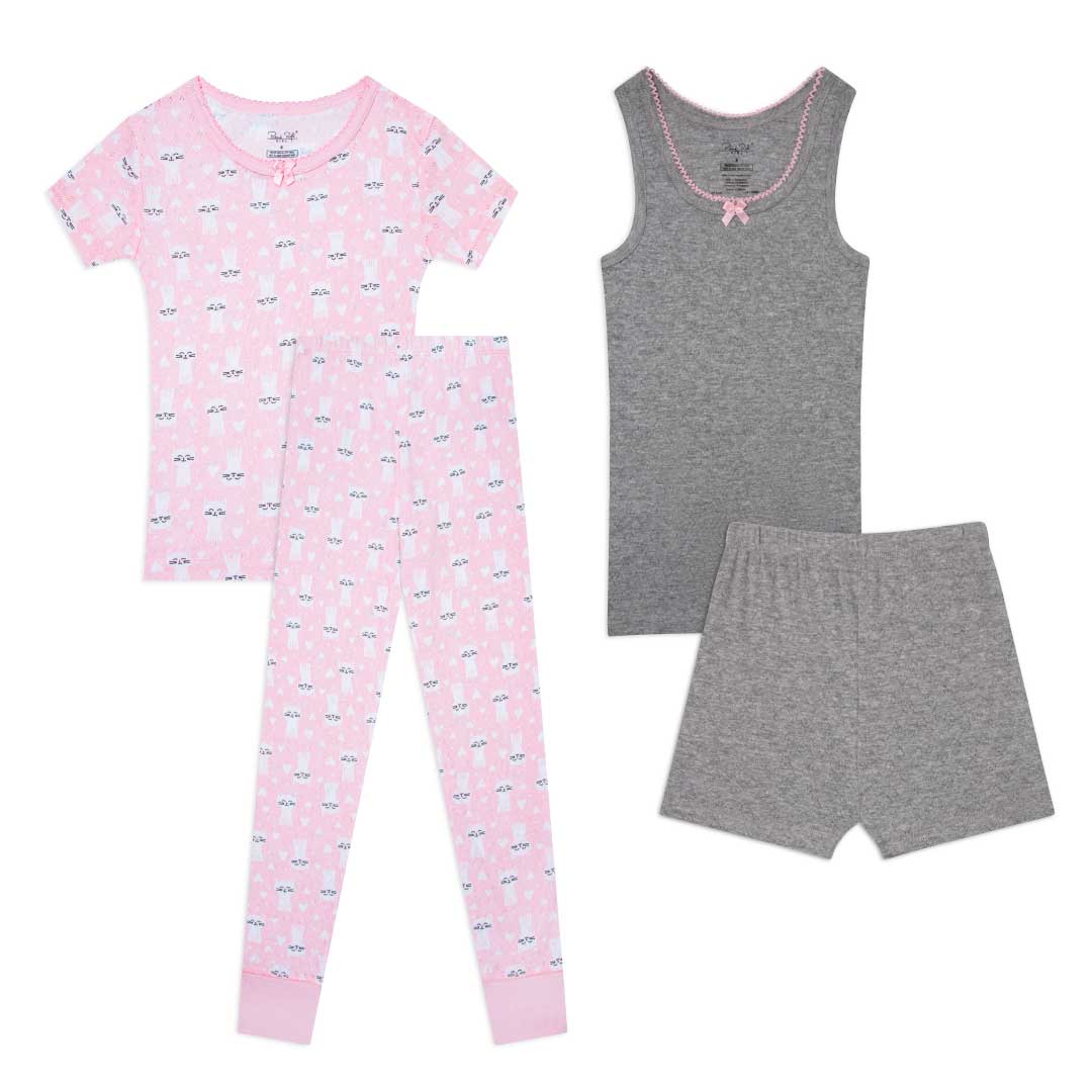 René Rofé Girls Cotton pigiama bambina 2 fantasie