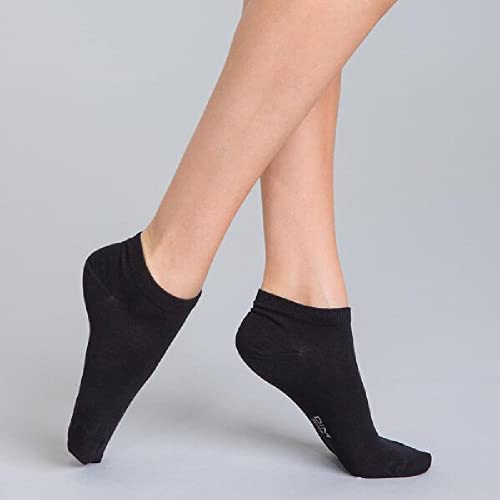Dim Cotton Calzini Donna Corti Neri x2 Cotone