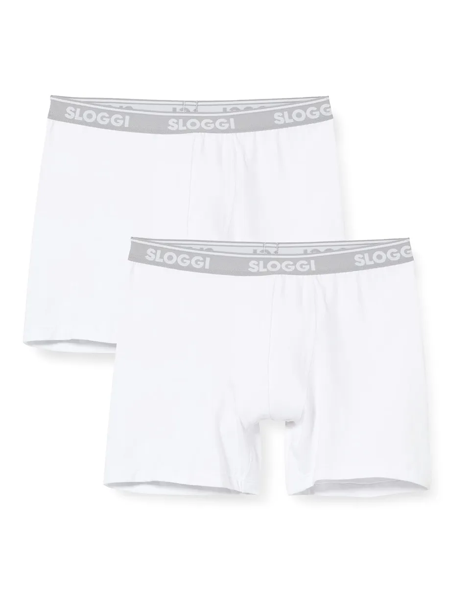 Sloggi Go ABC boxer uomo bianco x2 cotone