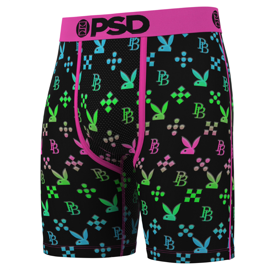 Playboy x PSD Emblem boxer multicolore tasca traspirante