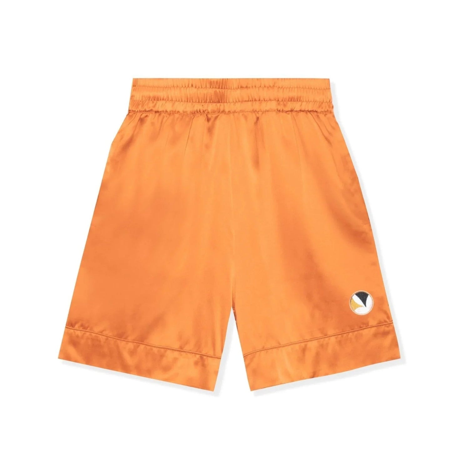 Playboy Long Silk Shorts in seta oliva 100% gelso