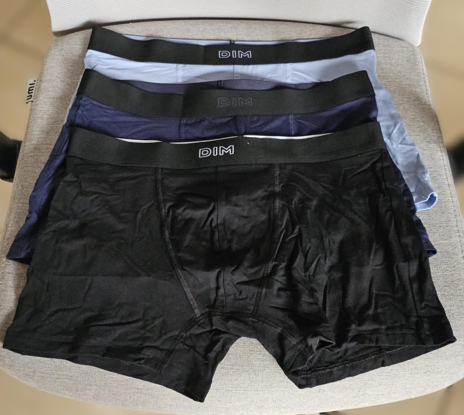 DIM Pur Confort Boxer Uomo Cotone Elasticizzato x3