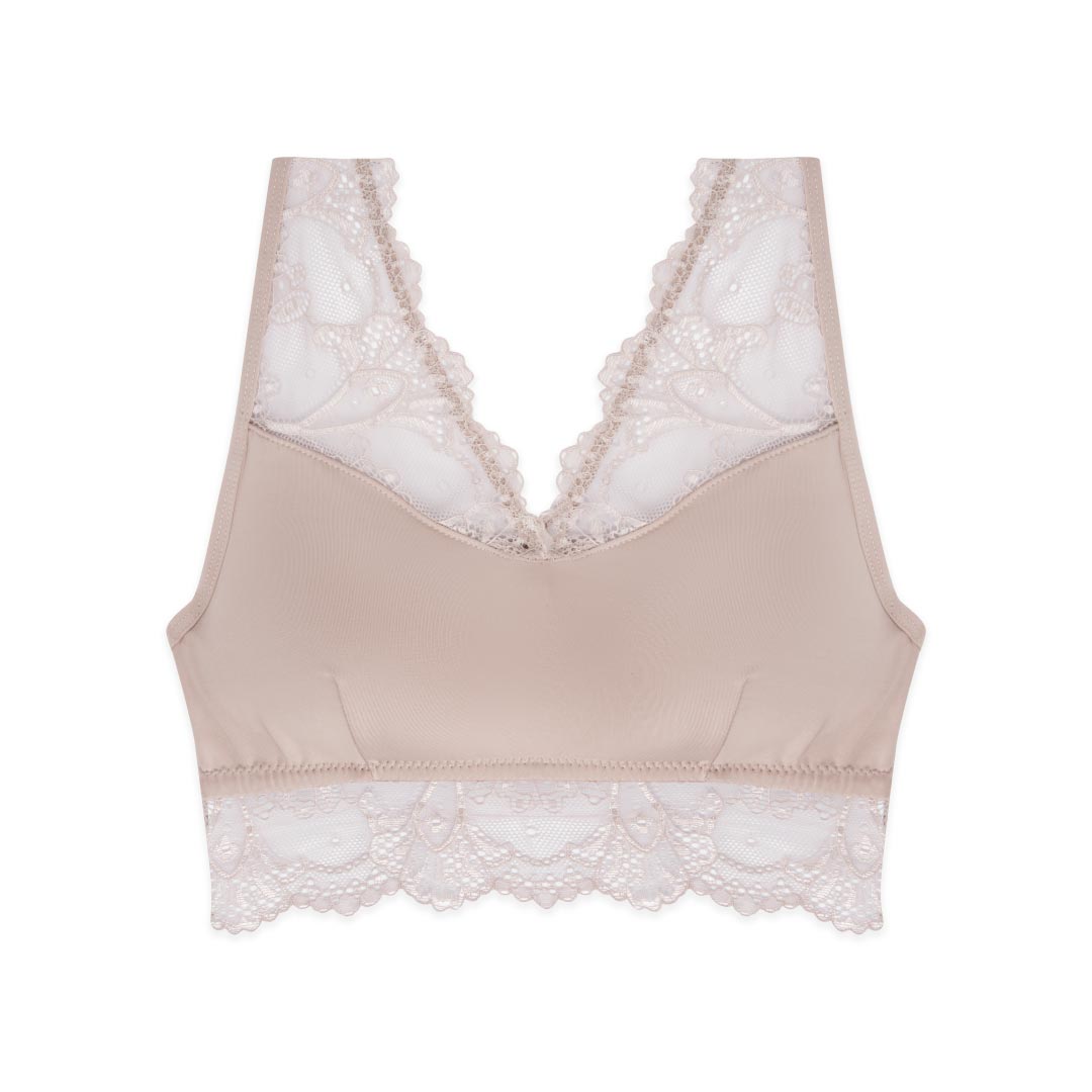 René Rofé Red Carpet reggiseno comfort grigio in pizzo