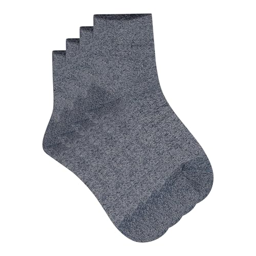 DIM Stellaire calzini corti x2 blu marino lurex