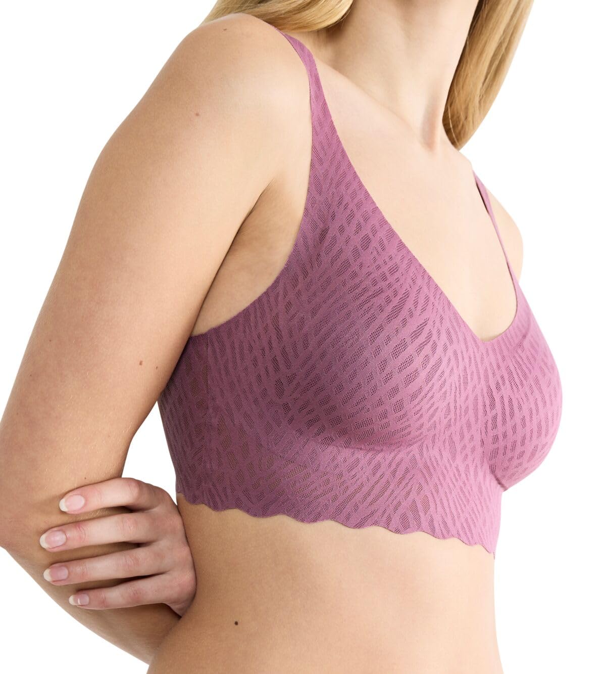 Sloggi Zero Feel Bliss reggiseno morbido Viola senza ferretto