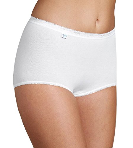 sloggi Basic+ Maxi slip donna x4 bianco cotone