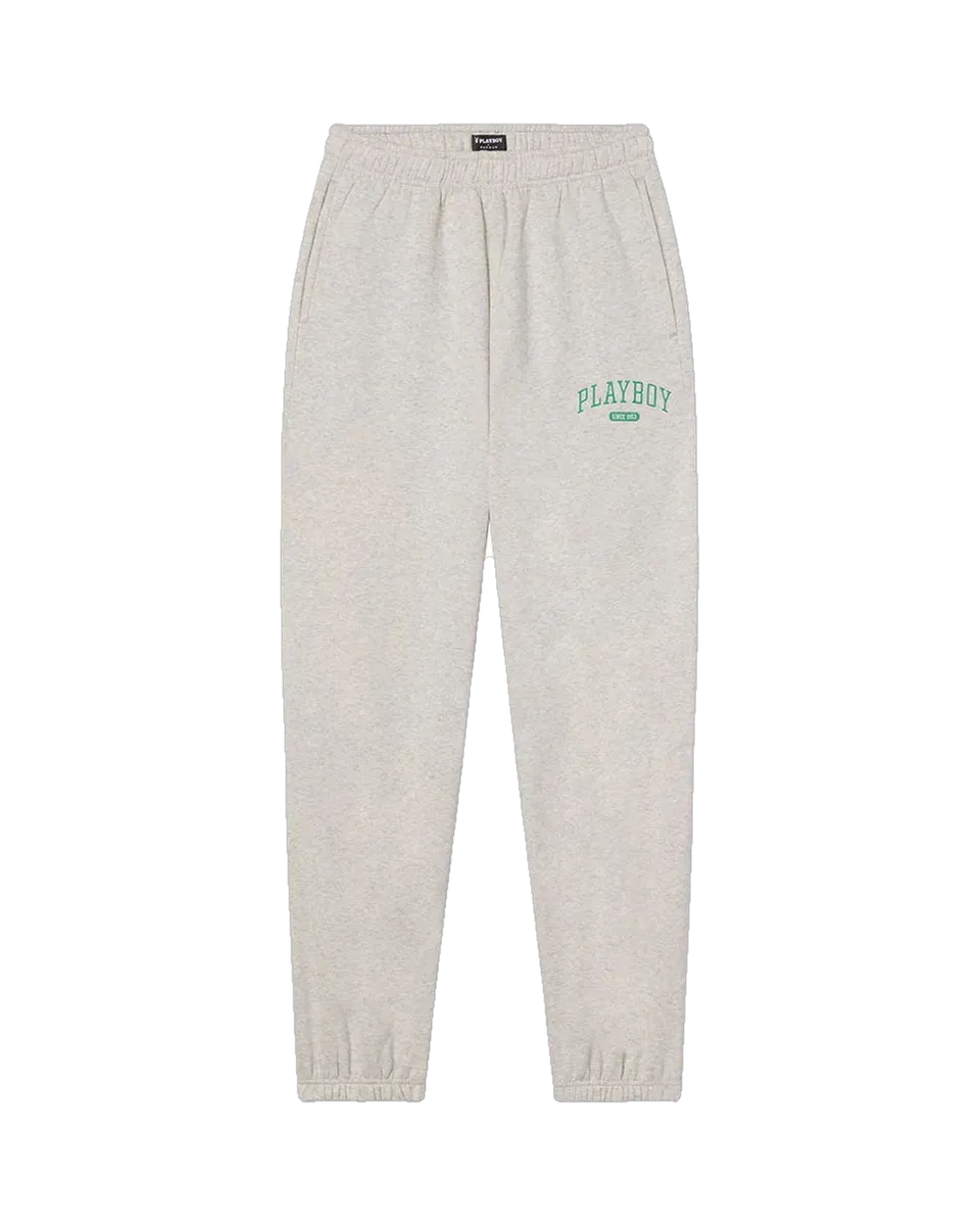 Playboy Since 1953 pantalone tuta grigio vita alta