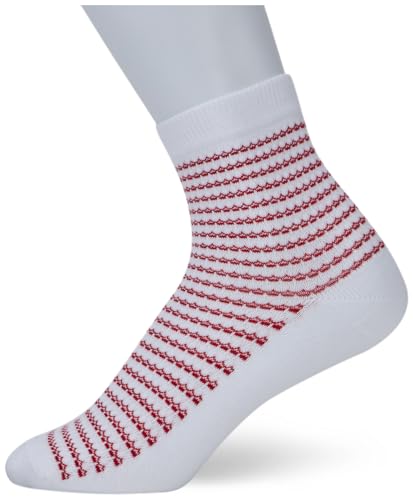 DIM Eleganza Calze Donna 35-38 Bianche Cotone Pettinato