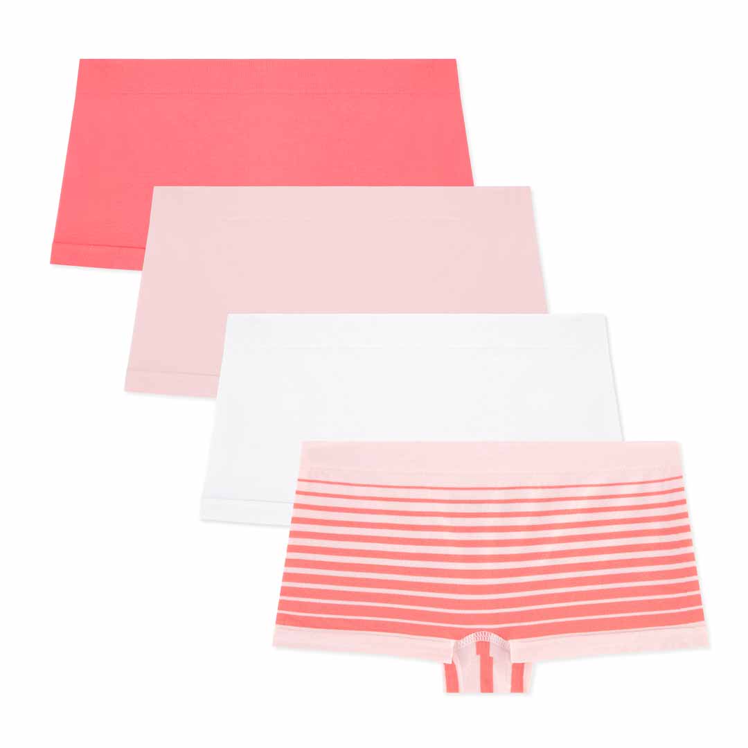 René Rofé Girls Slip Boxer Senza Cuciture 4 Pezzi
