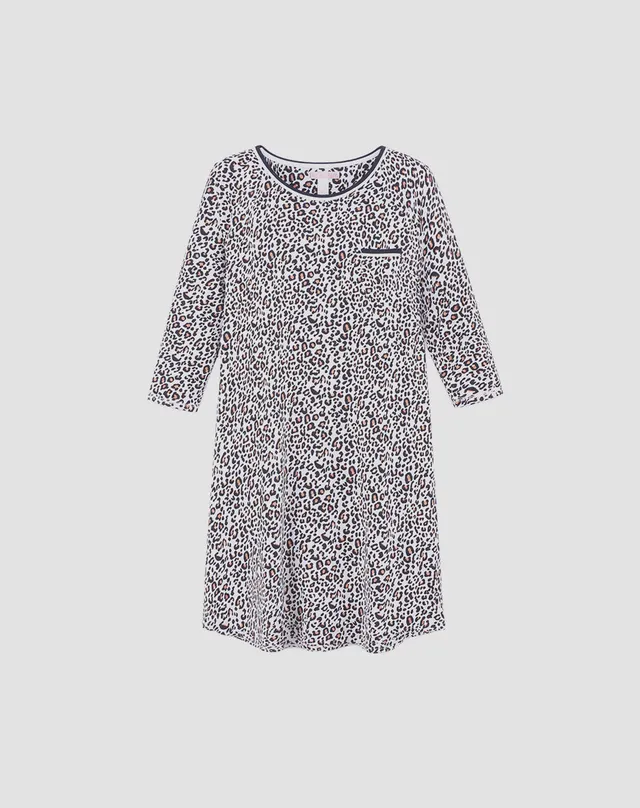 René Rofé Lightweight camicia notte manica lunga 2 pezzi 1X