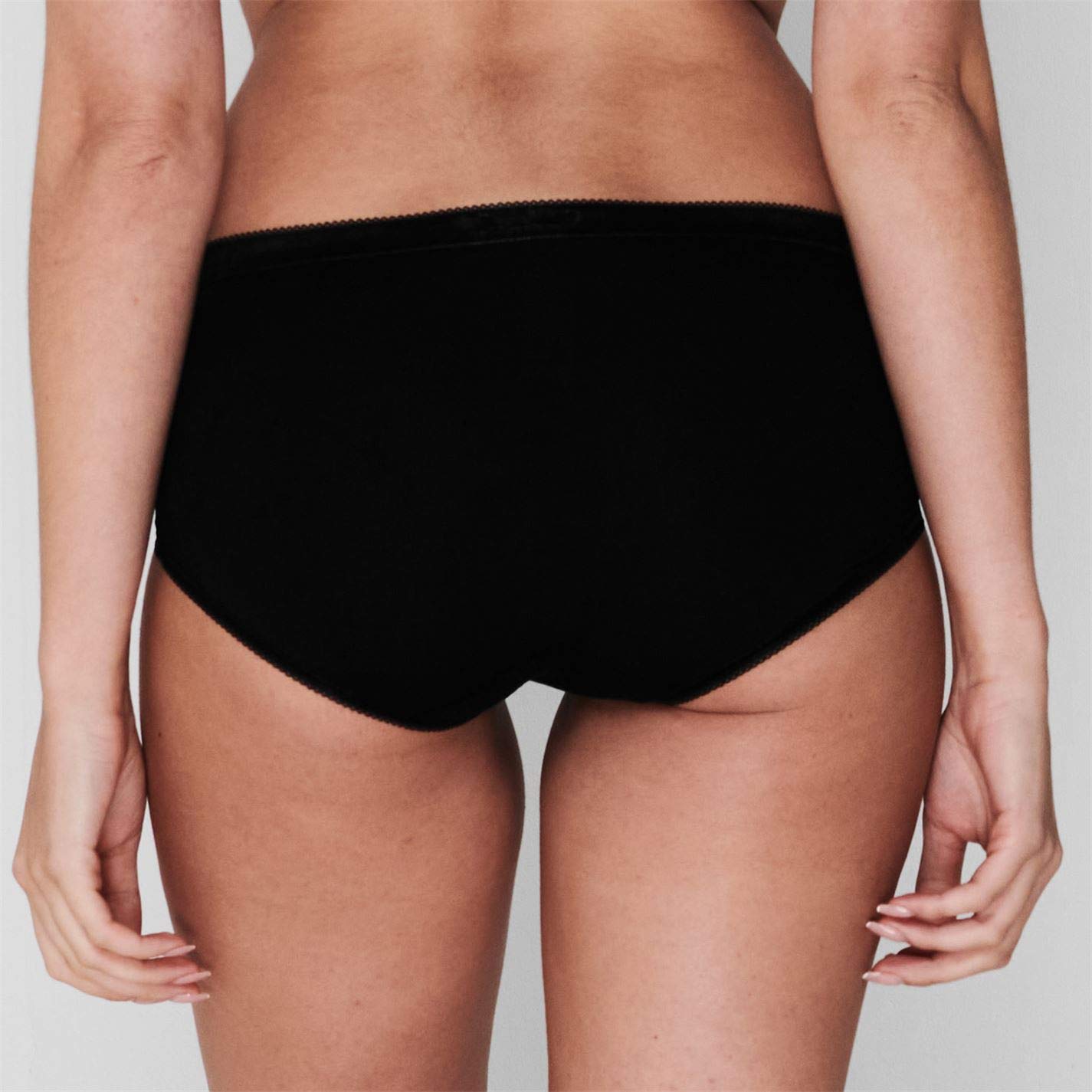 Sloggi Basic+ Midi Slip Donna 3 Pezzi Cotone Bianco Nero