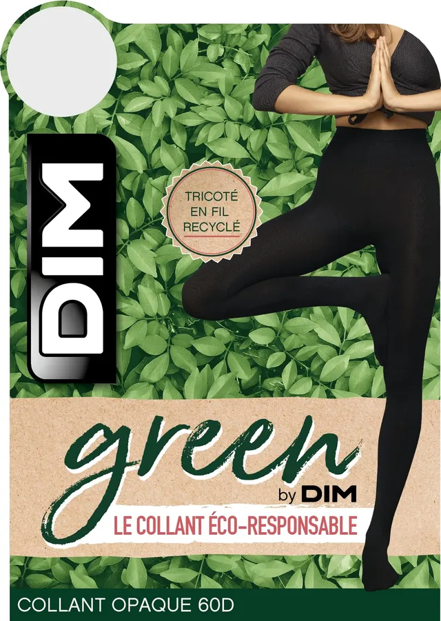 DIM Green Panty slip donna nero poliammide taglia M