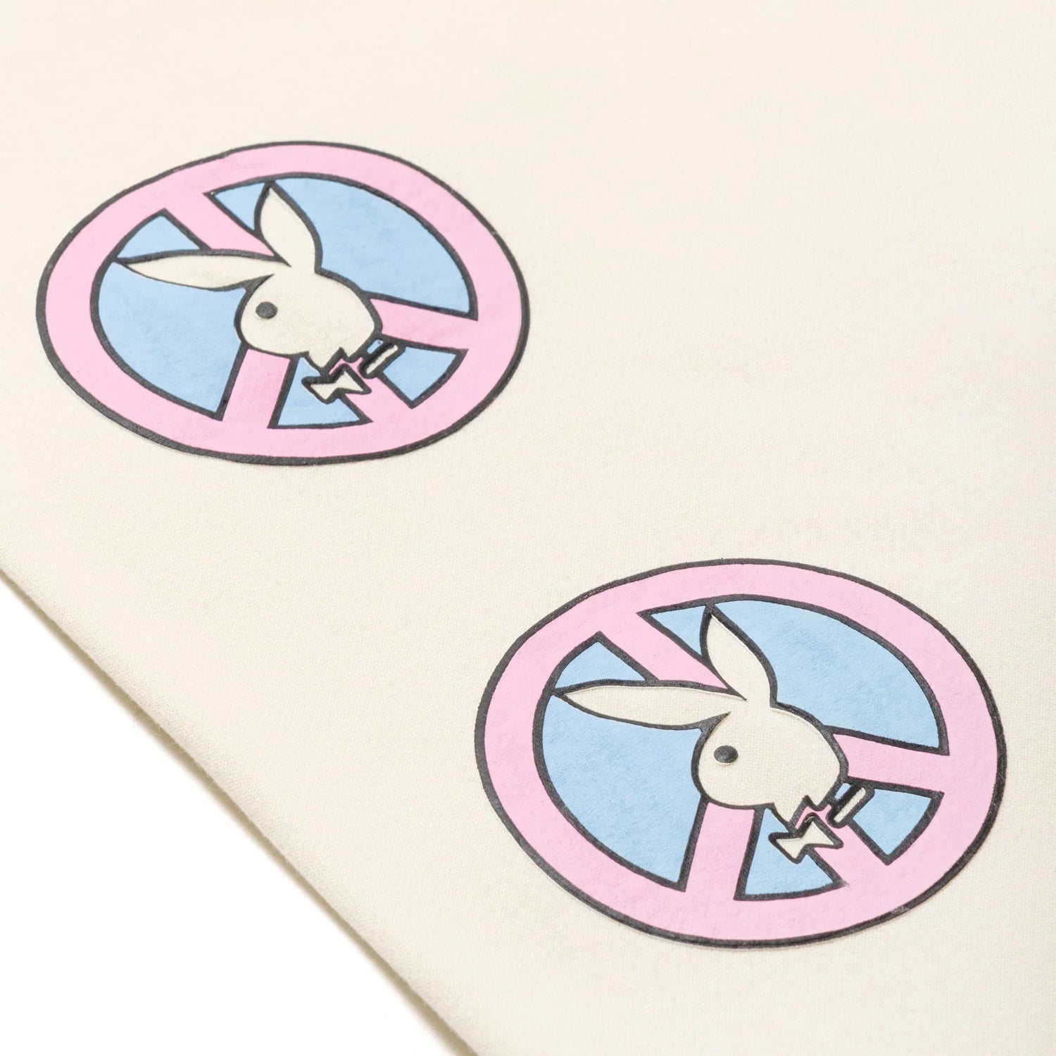 Playboy Smile Club pantaloni tuta donna bone white cotone