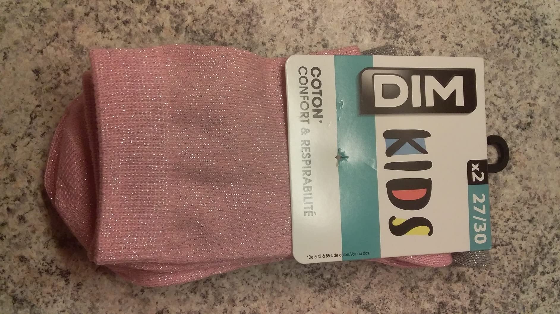 Dim calzini bambina lurex cotone medi