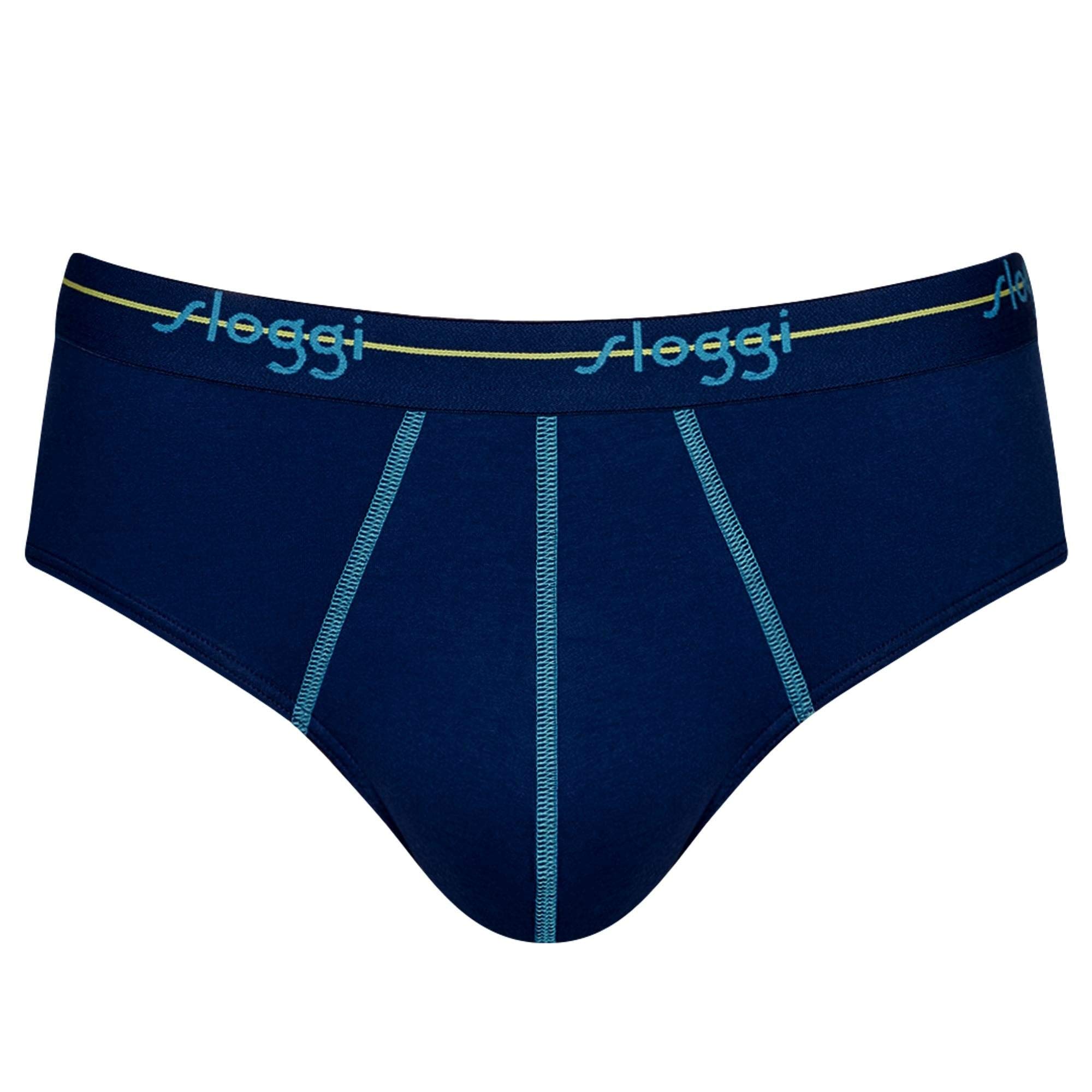 Sloggi Start Midi Slip Uomo 2 Pezzi Multicolore Tg 7