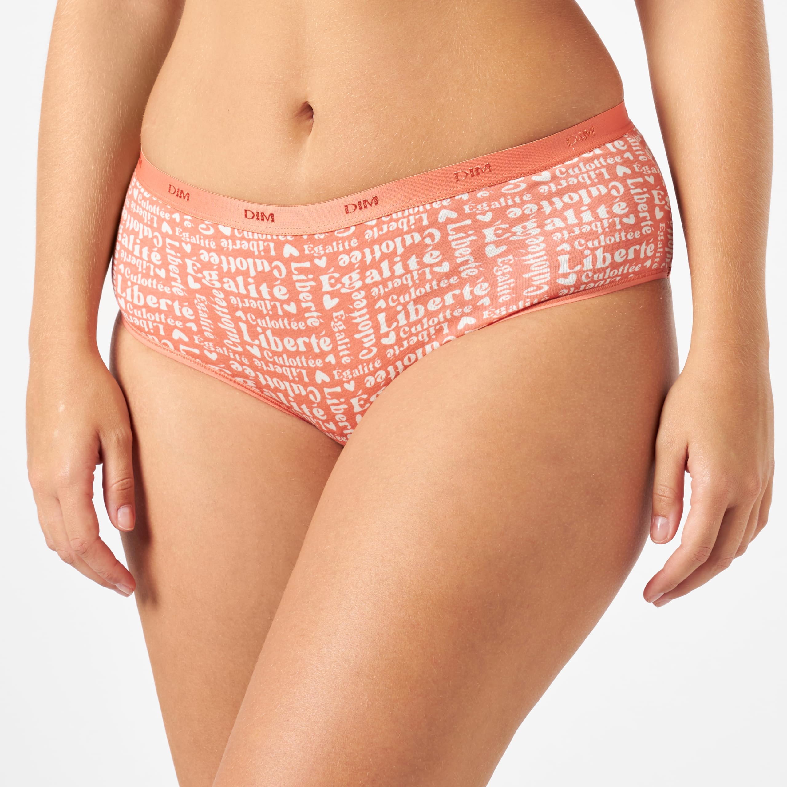 DIM Les Pockets slip donna cotone zebra x5