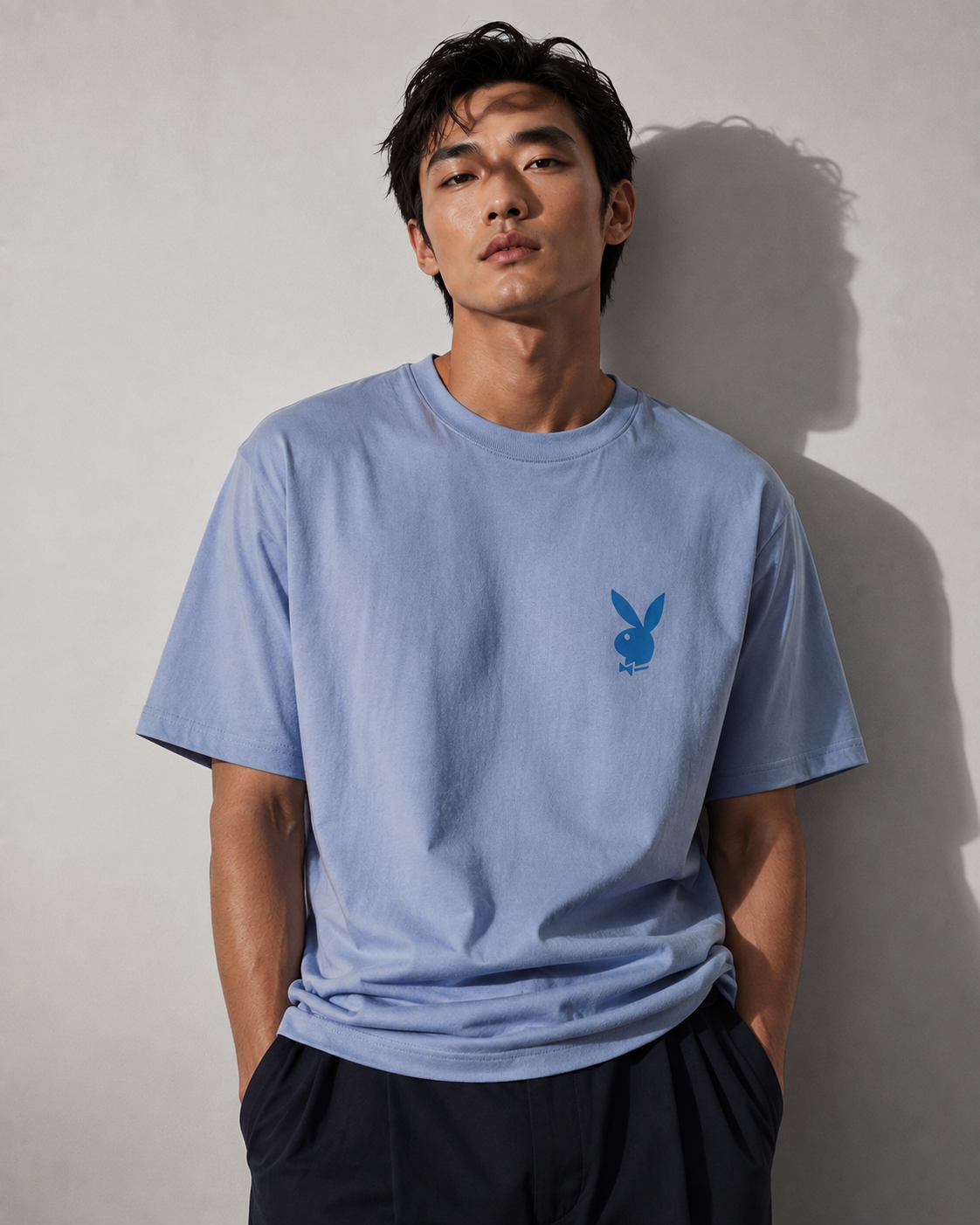 Playboy Jazz Cover Tee T-Shirt Unisex in Cotone