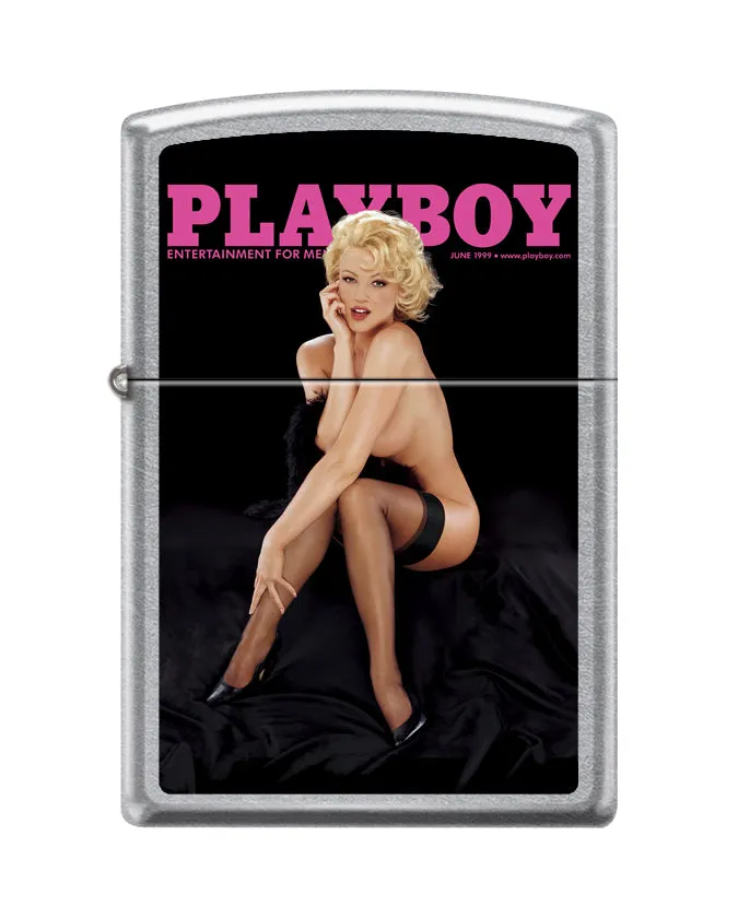 Playboy June 1999 Cover accendino antivento argento