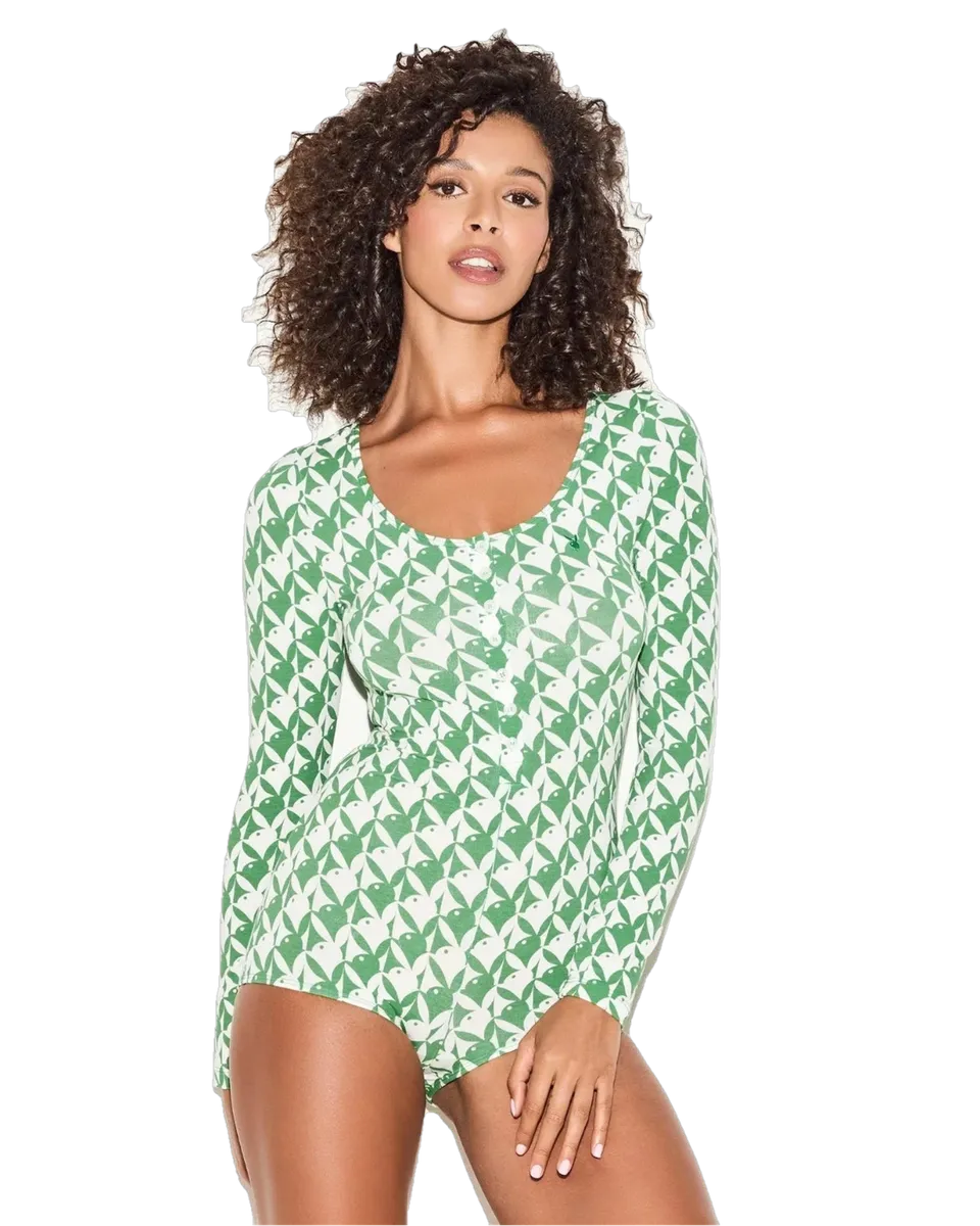 Playboy Cozy Sleep tuta da notte modal rossa