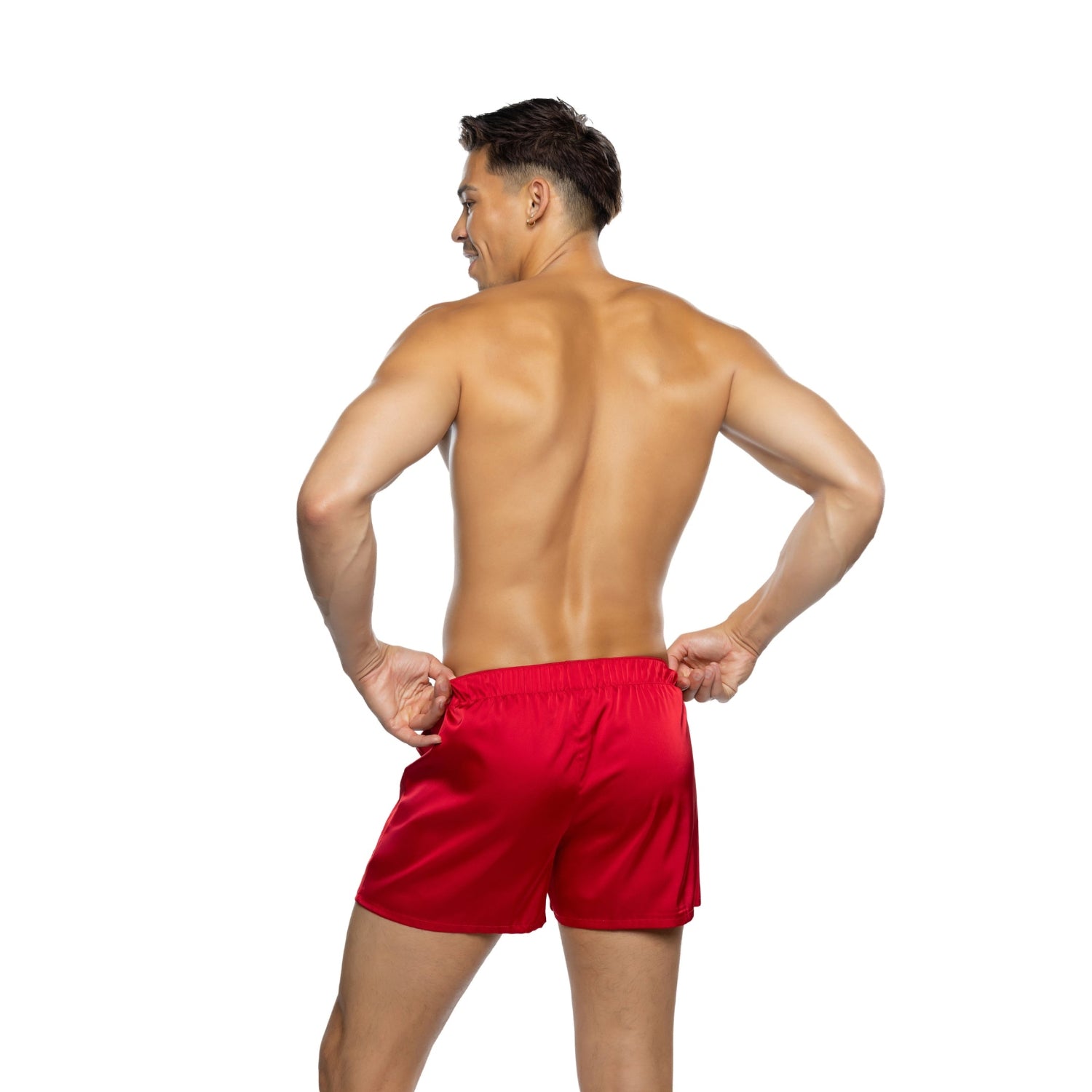 Playboy Bunny Boxer Briefs boxer uomo nero satin